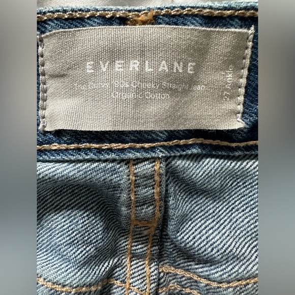 NWT - Everlane - The Curvy 90's Cheeky Straight Jean - Size 27 - Picture 8 of 8